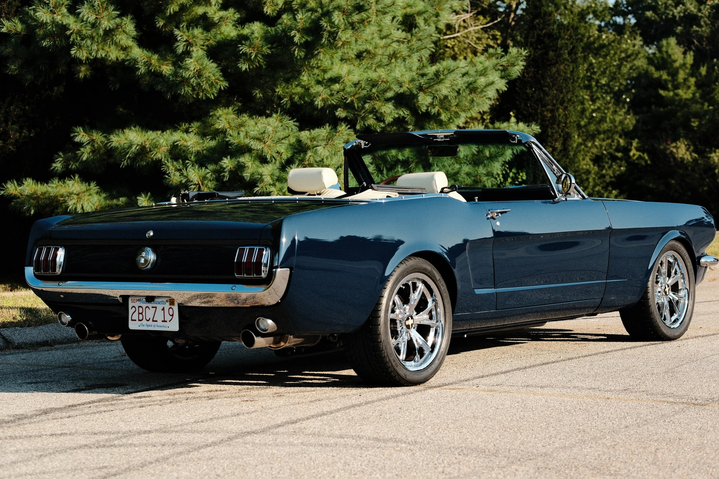 1966 Mustang convertible exterior hero angle