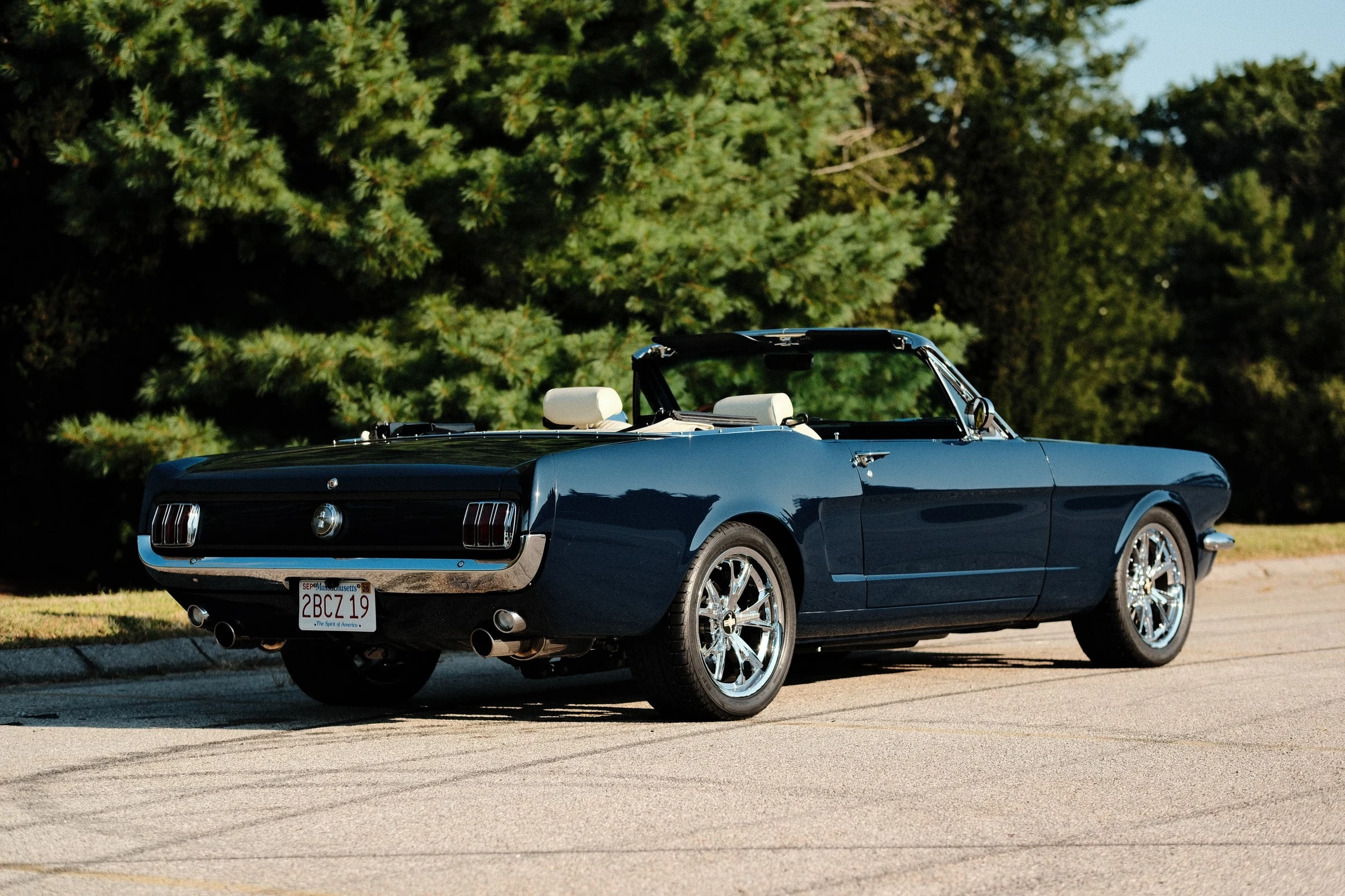 1966 Mustang convertible exterior