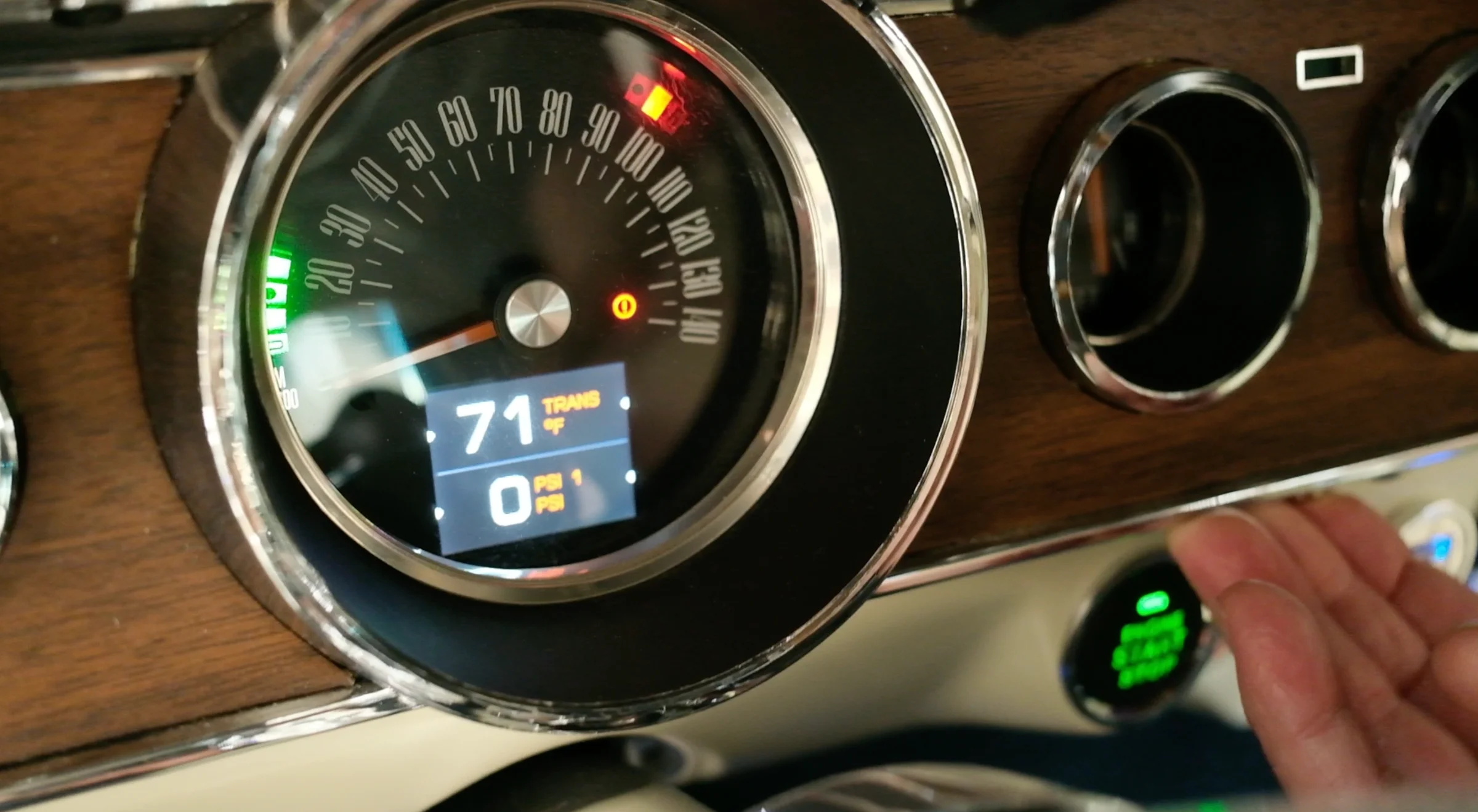 Dakota Digital dash transmission readout