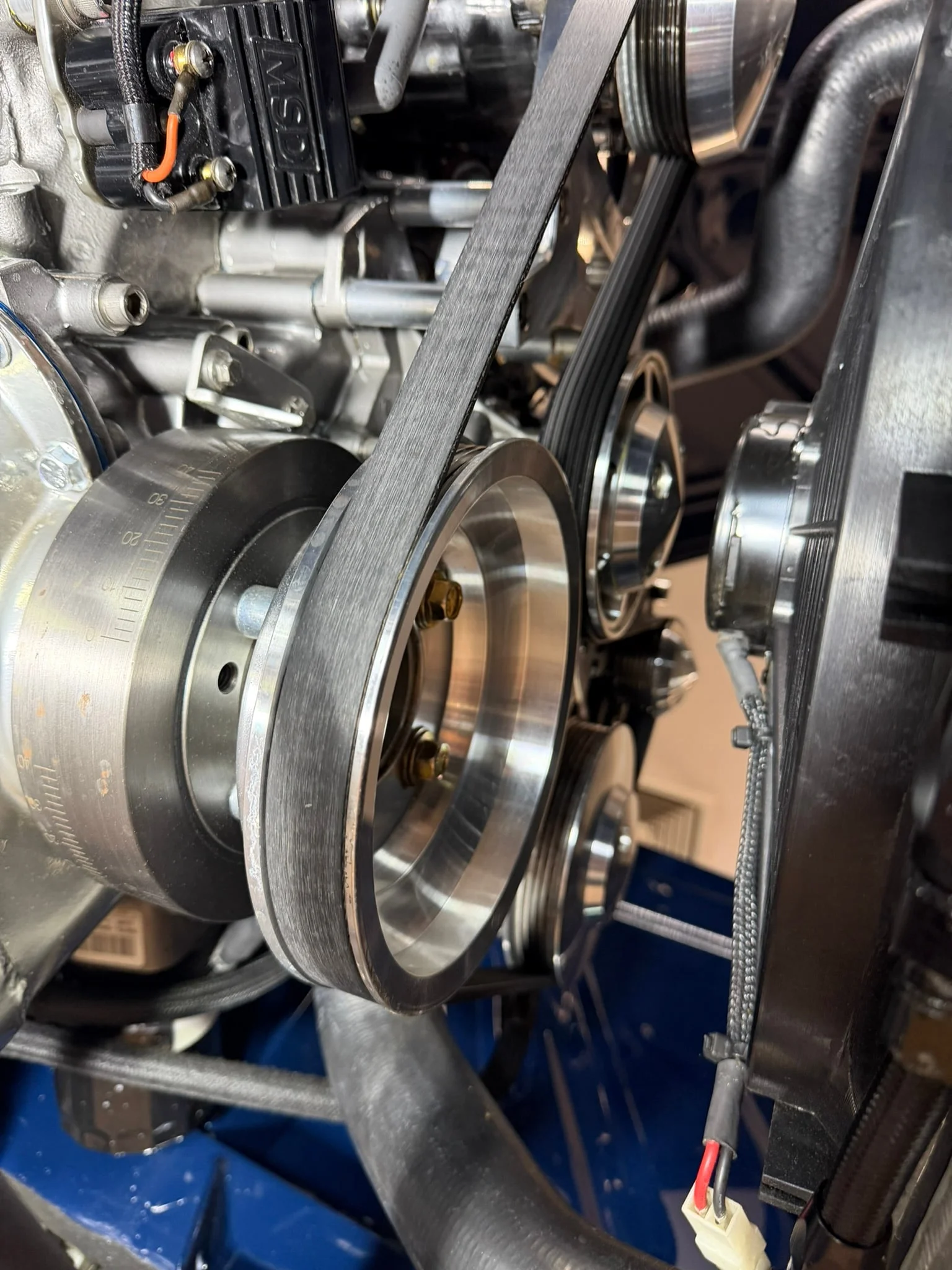 March serpentine belt system