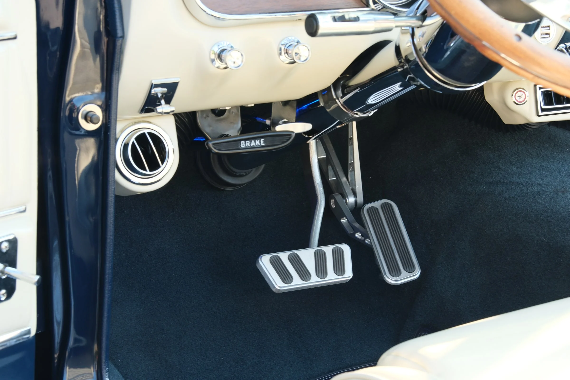 Driver footwell carpet