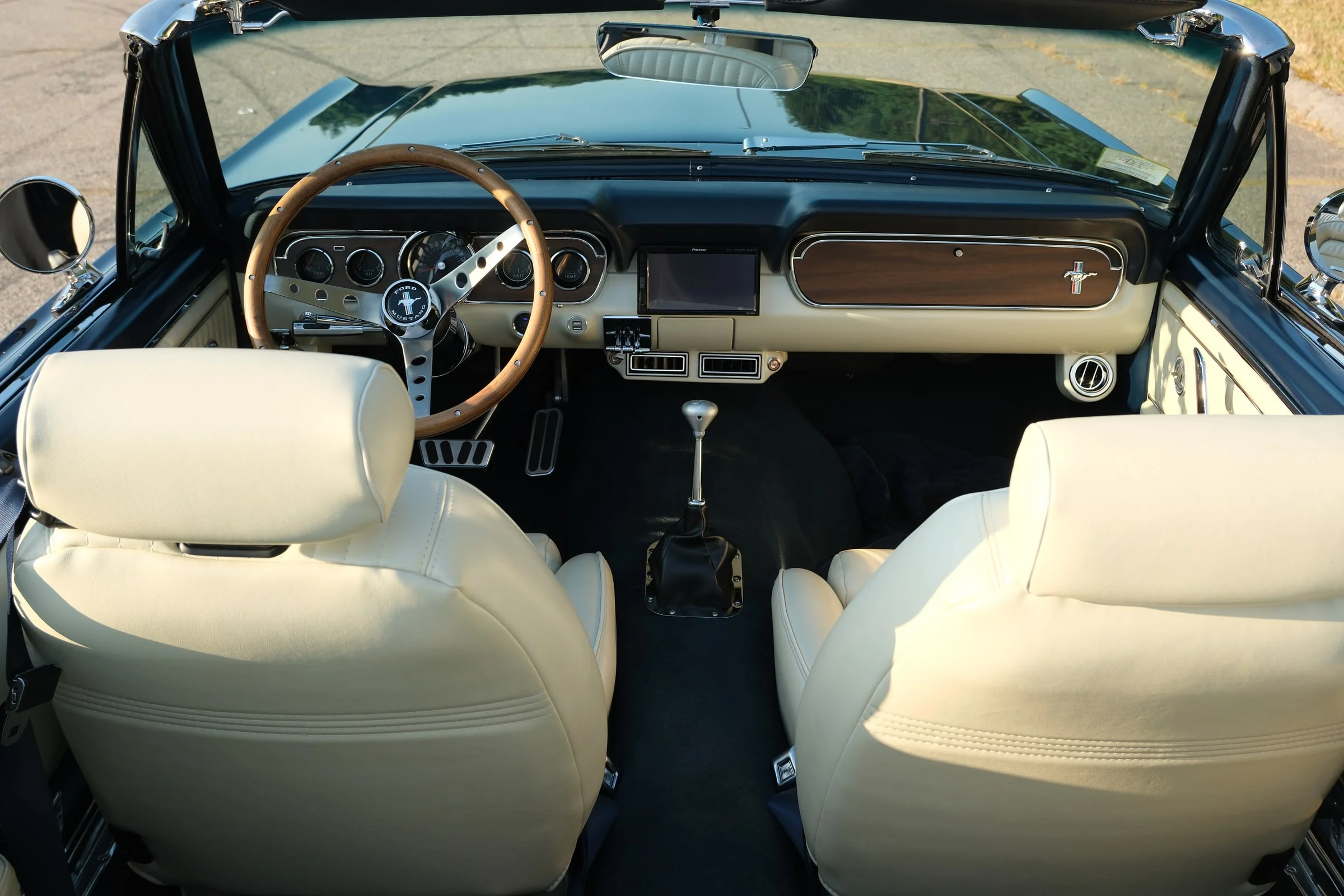 Mustang Pony interior wide view