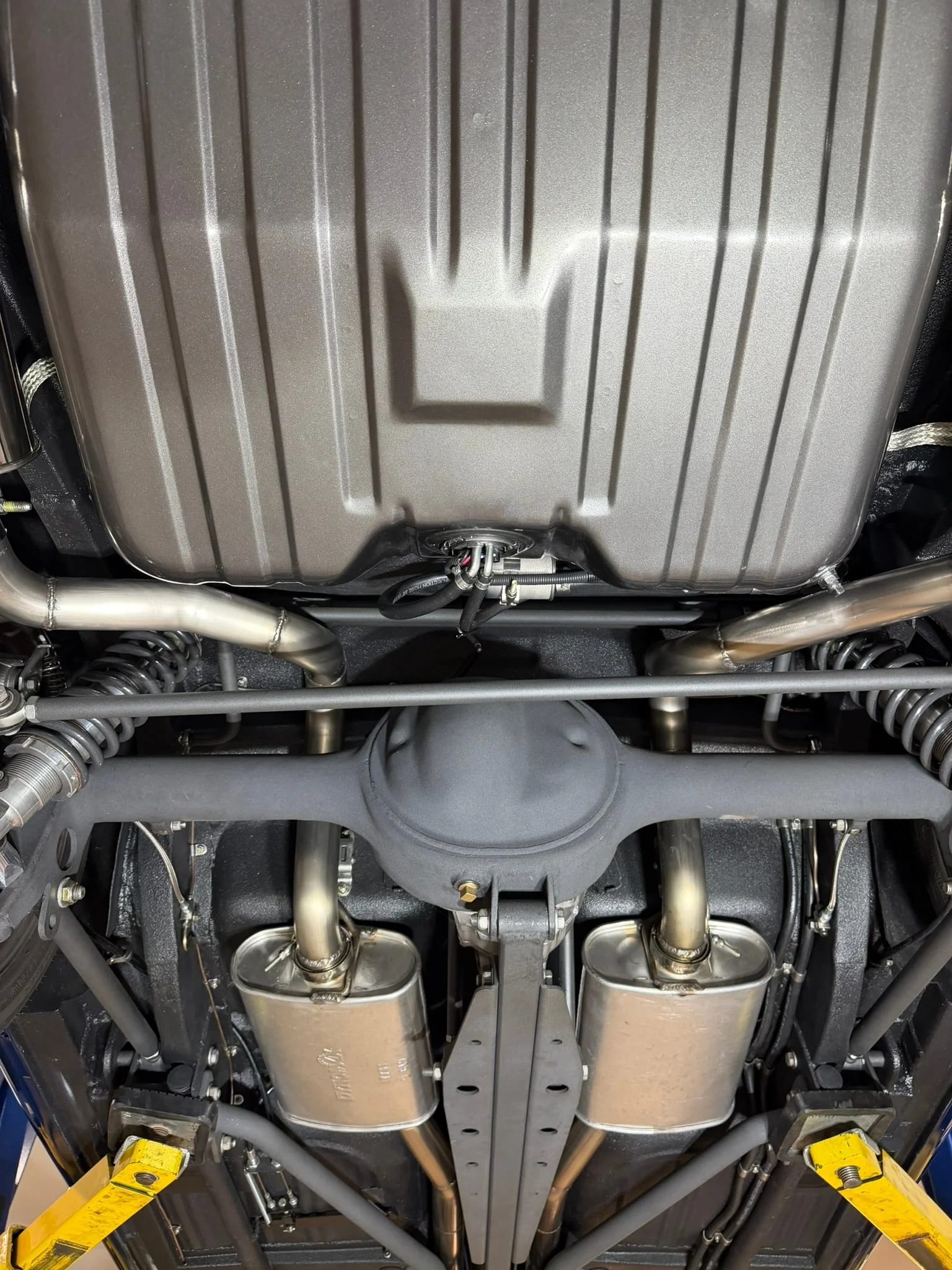 Rear axle area