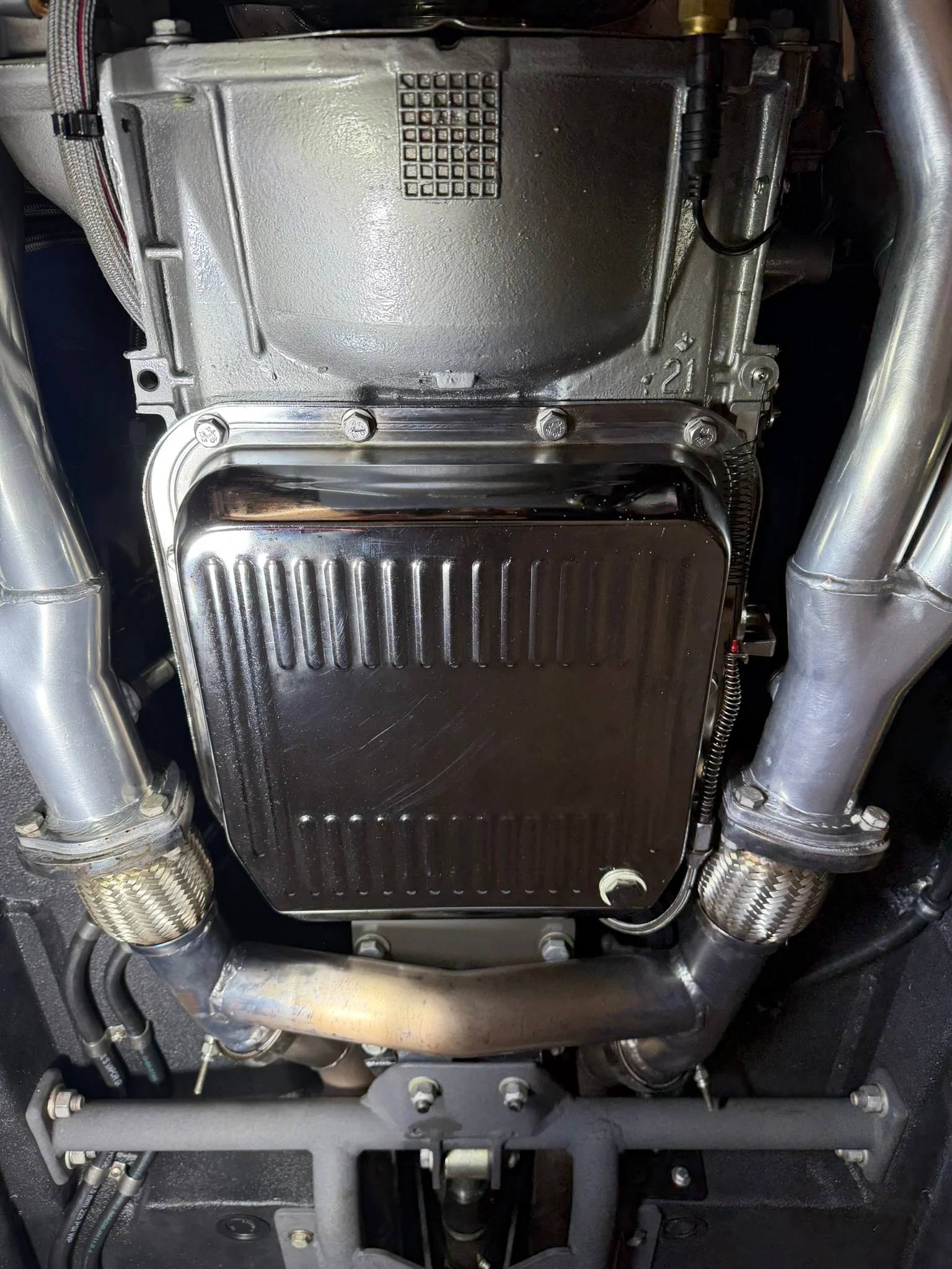 AOD transmission pan